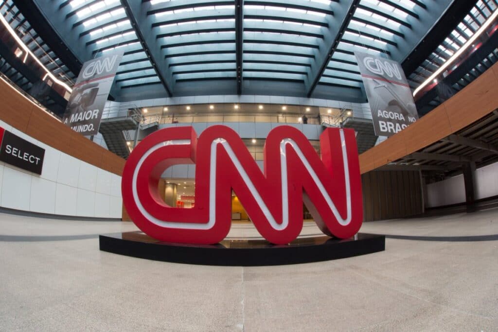 Entrada da sede da CNN Brasil, em São Paulo (foto: Divulgação/CNN Brasil)