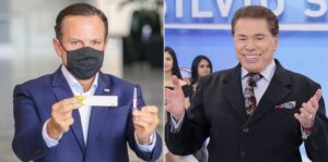Silvio Santos confirmou que irá tomar a vacina de João Doria (foto: Montagem/Divulgação)