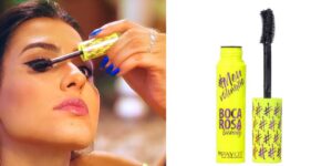 Marca de cosméticos de Boca Rosa "ganhou" merchan em Soltos em Floripa 2 (foto: Montagem/Amazon)