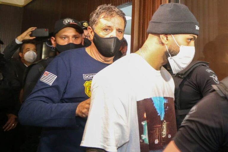 Gabigol foi uma das pessoas detidas em cassino clandestino (foto: Reprodução/Globo)