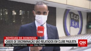 Jairo Nascimento foi alvo de racismo pela diretoria do Clube Pinheiros em São Paulo (foto: Reprodução/CNN Brasil)