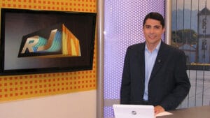 Fabio Brunelli trabalhou por quase 20 anos na TV Rio Sul, afiliada da Globo (foto: Reprodução)