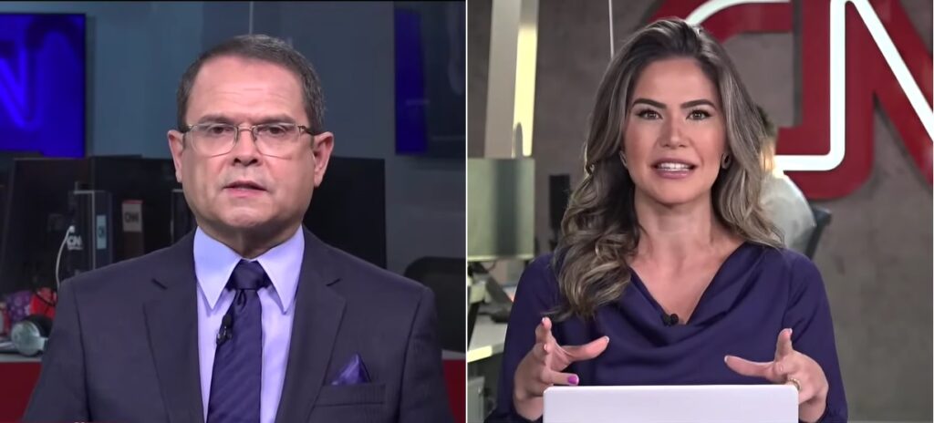 Sidney Rezende e Larissa Alvarenga serão dos dois apresentadores do Edição 1 (foto: Montagem/CNN Brasil)