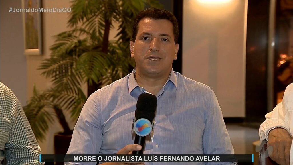 Luís Fernando Avelar trabalhava na TV Serra Dourada, afiliada do SBT (foto: Reprodução/TV Serra Dourada)