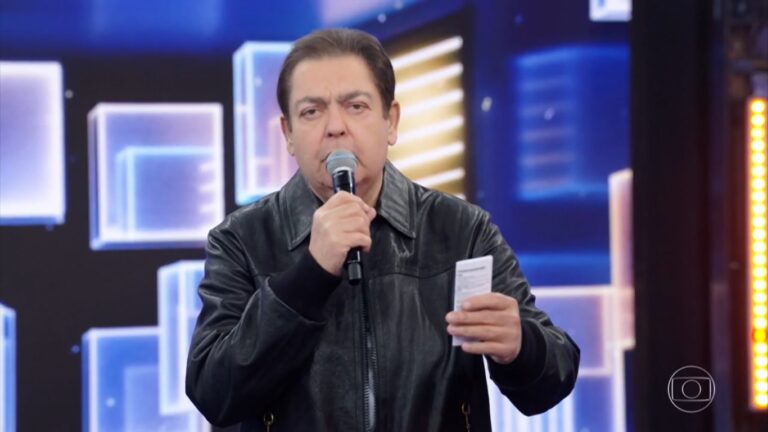 Faustão em seu último programa na Globo: apresentador deve passar 2021 fora do ar (foto: Reprodução/TV Globo)
