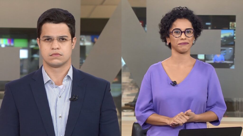 Ricardo Abreu e Lilian Ribeiro se tornaram destaques da nova geração de âncoras da GloboNews (foto: Reprodução/GloboNews)
