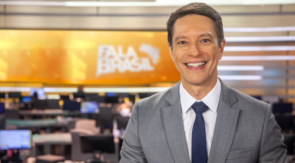Relação de Sérgio Aguiar com a equipe do Fala Brasil tem ido de mal a pior (foto: Edu Moraes/Record)