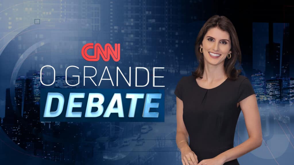 Carol Nogueira vai medir as discussões de O Grande Debate (foto: CNN Brasil/Divulgação)