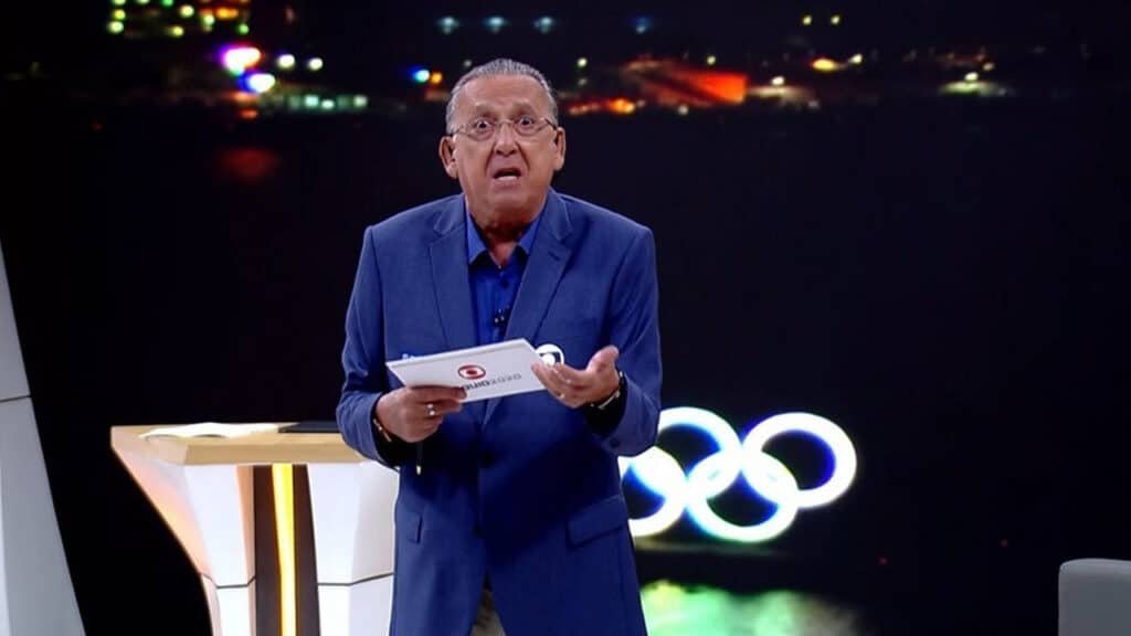 Galvão Bueno pediu programa nos domingos da Globo (foto: Reprodução/Globo)