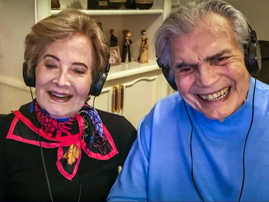 Casados há 60 anos, os atores Tarcísio Meira e Glória Menezes foram internados com Covid-19 (foto: Divulgação/Globo)