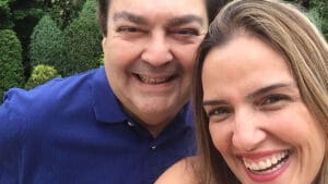 Luciana Cardoso e Fausto Silva; a mulher do apresentador agradeceu após mensagem de Tiago Leifert na final da Super Dança dos Famosos (foto: Reprodução/Instagram)