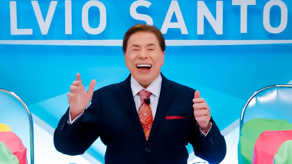 No Brasil Urgente, Datena afirmou que Silvio Santos estaria com Covid-19 (foto: SBT/ Lourival Ribeiro)