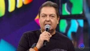 Imagem do apresentador Faustão no Domingão da Globo