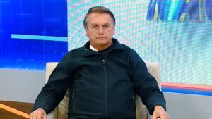 Jair Bolsonaro em entrevista ao programa Alerta Nacional, que costuma vencer a Globo