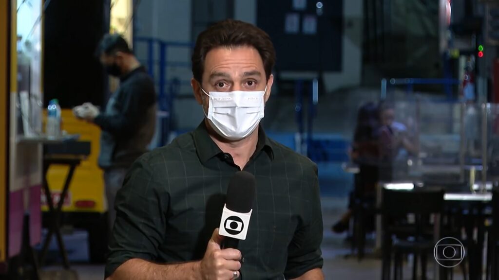 Paulo Renato Soares atua como repórter da Globo Rio