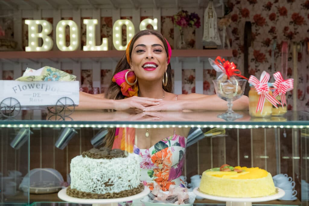 Imagem com foto da atriz Juliana Paes em A Dona do Pedaço