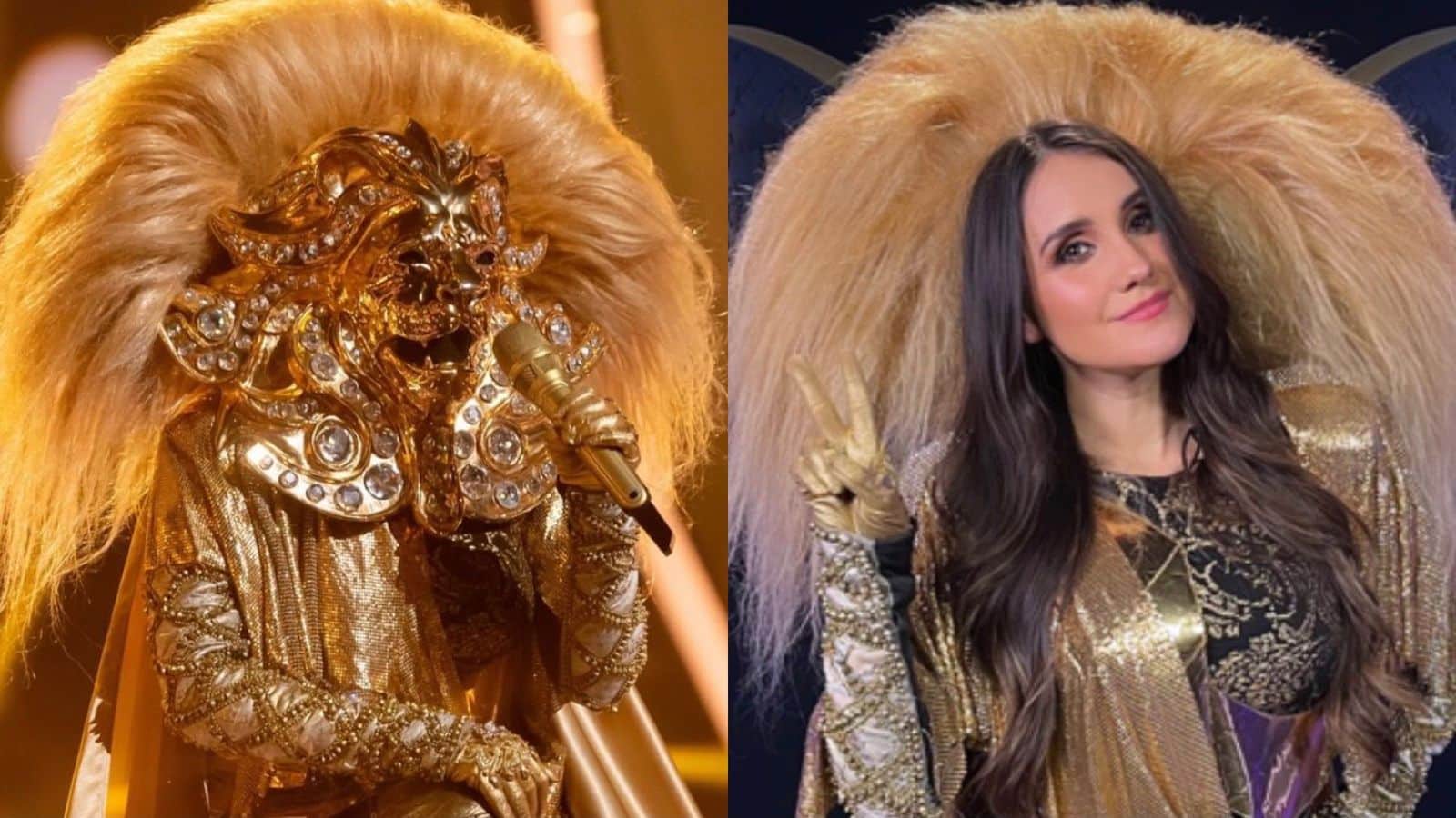 Dulce Maria é desmascarada em The Masked Singer do México