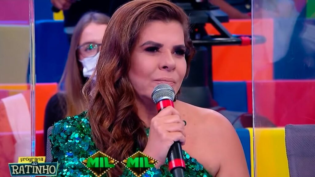 Mara Maravilha no Programa do Ratinho, do SBT