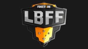 Imagem com logo da Liga Brasileira de Free Fire