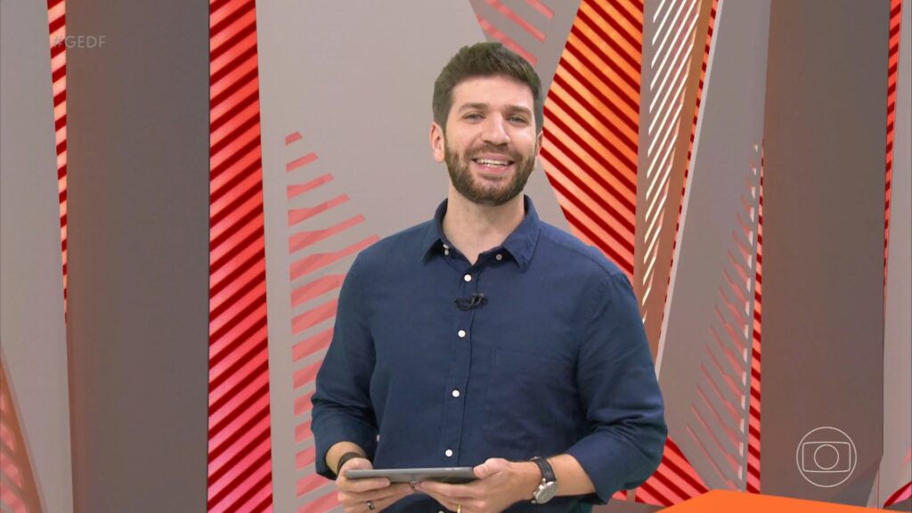 Filipe Matoso no comando do Globo Esporte DF