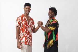 Imagem com foto dos participantes Robinho e Otavio