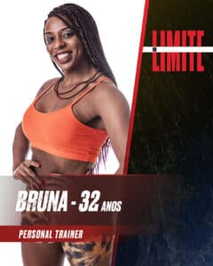 Imagem com foto da participante Bruna