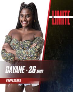 Imagem com foto da participante Dayane