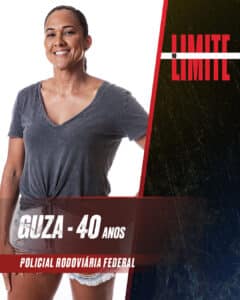 Imagem com foto da participante Guza