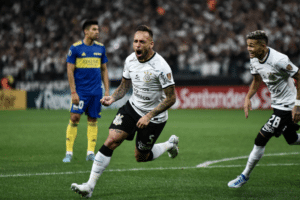 Foto de jogo do Corinthians na Libertadores