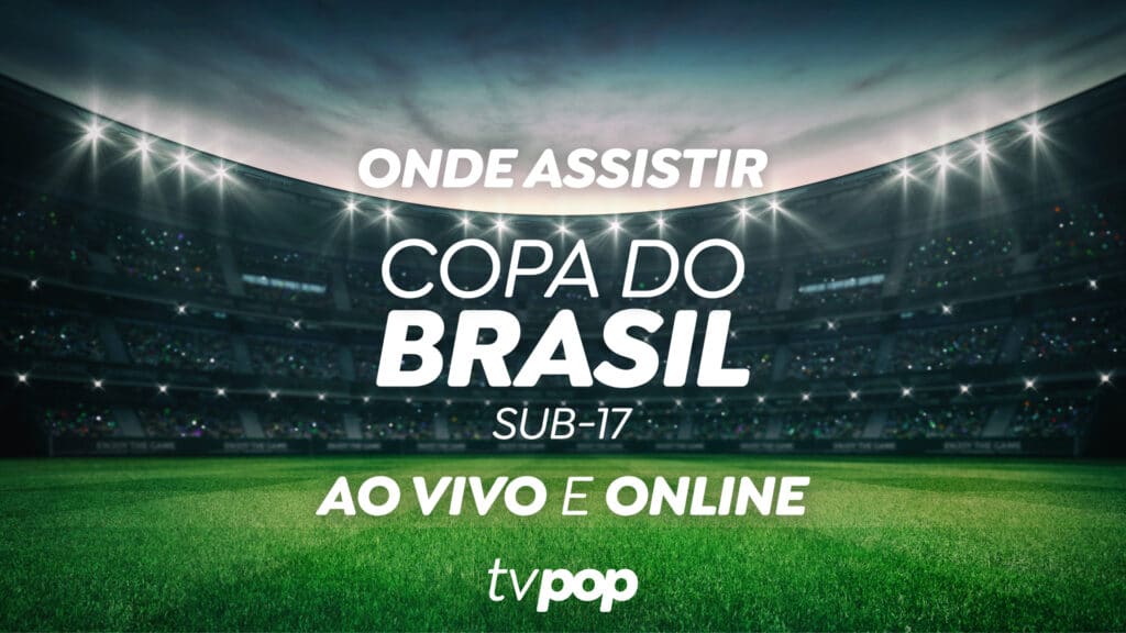 Arte das transmissões da Copa do Brasil Sub-17
