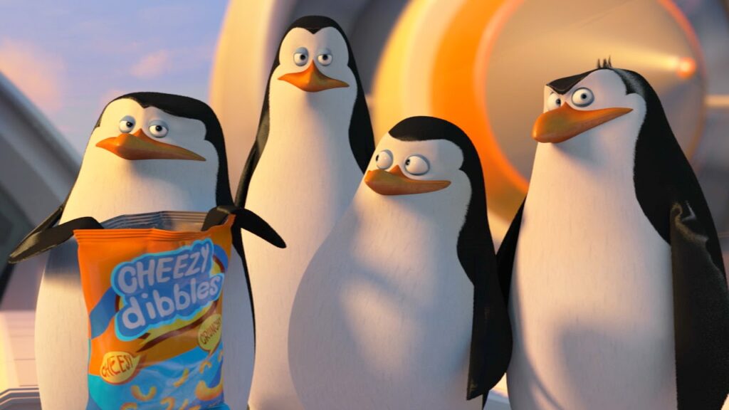 Cena do filme Os Pinguins de Madagascar