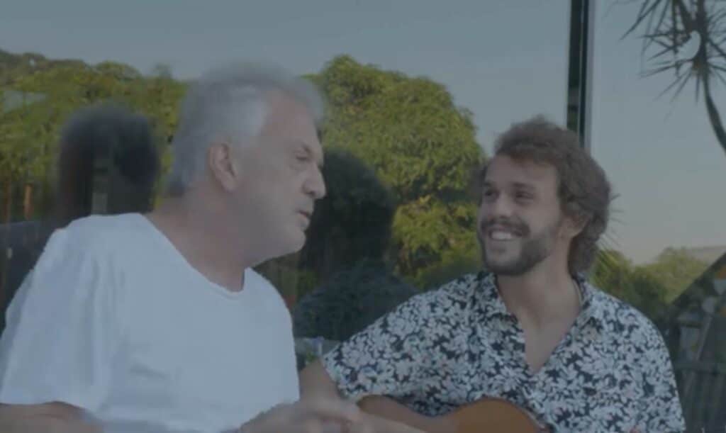 Pedro Bial canta com filho em seu primeiro álbum
