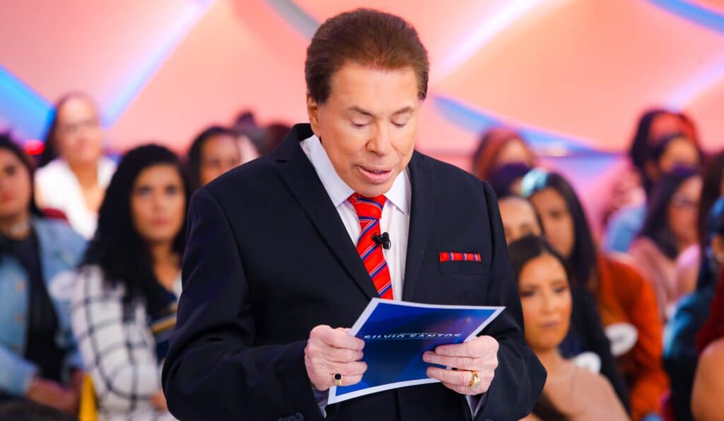 Foto do apresentador Silvio Santos