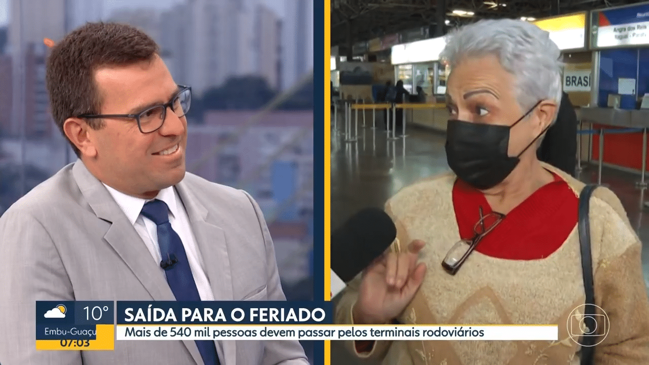 Rodrigo Bocardi se emociona com declaração de telespectadora idosa