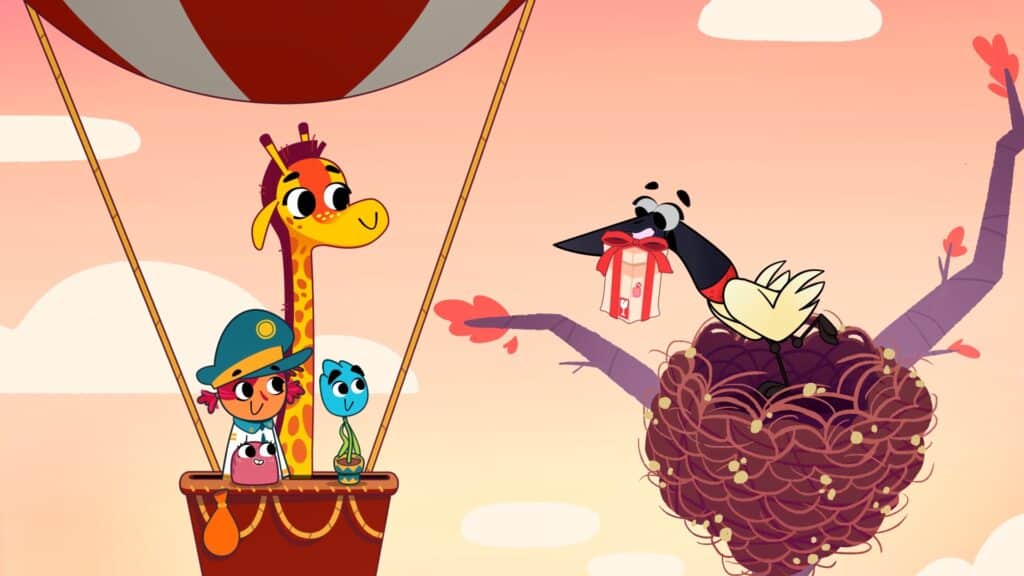 Imagem com foto da série animada Tuiga, que será exibida pela TV Cultura