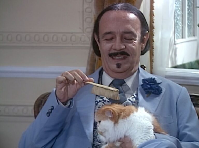 Cena da novela O Cravo e a Rosa