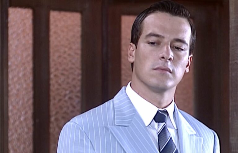 Cena da novela O Cravo e a Rosa