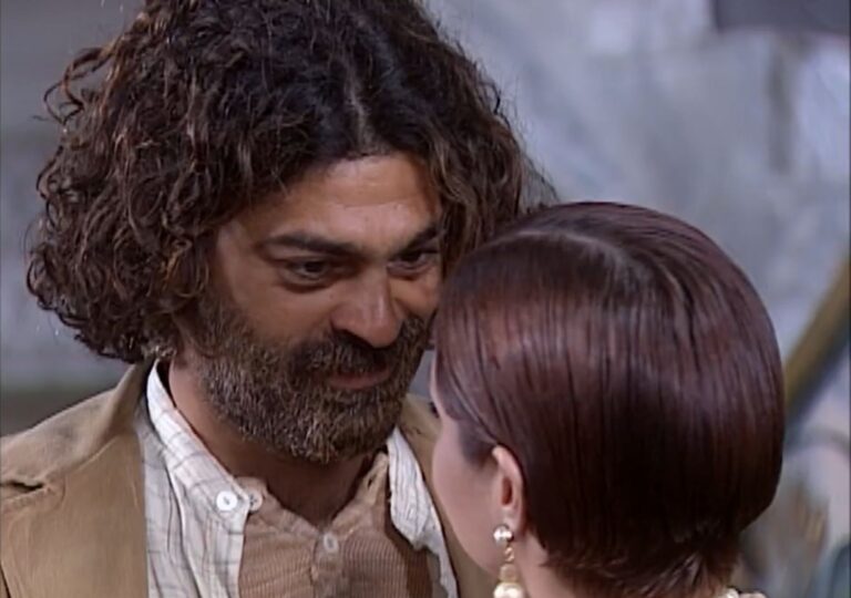 Cena da novela O Cravo e a Rosa