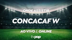 Arte das transmissões da CONCACAF W