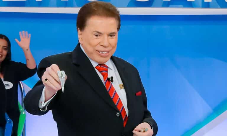 Foto do apresentador Silvio Santos
