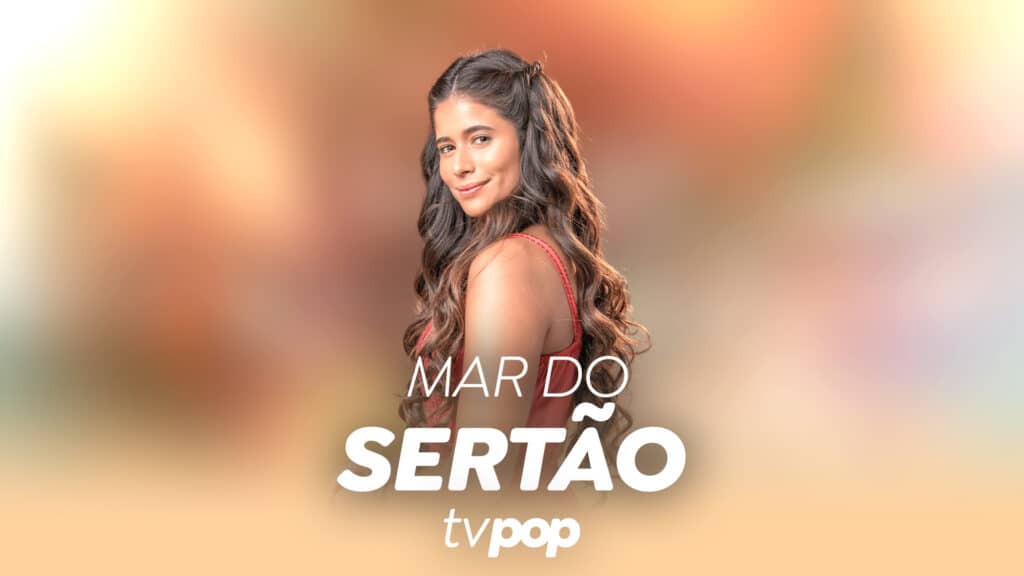 Imagem com arte da novela Mar do Sertão