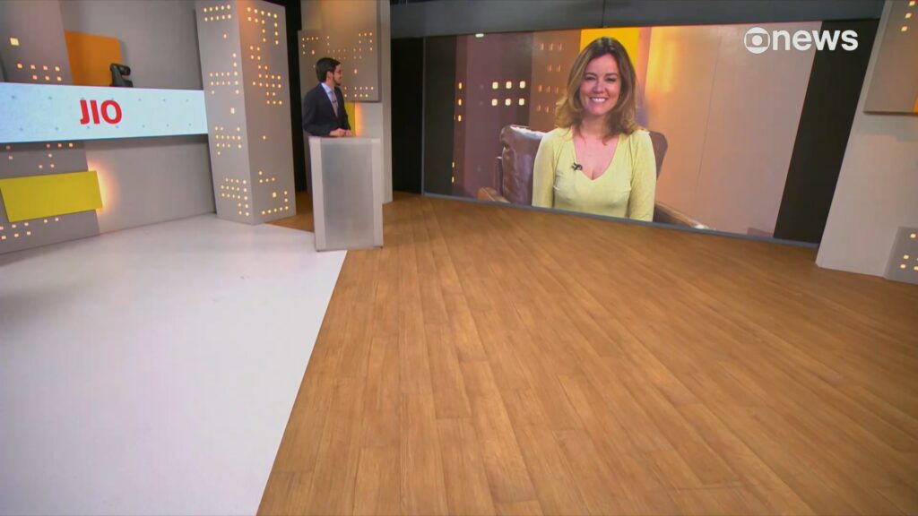 Globo News - Aline Midlej reforça o time de apresentadores da
