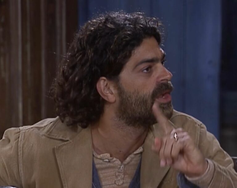 Cena da novela O Cravo e a Rosa