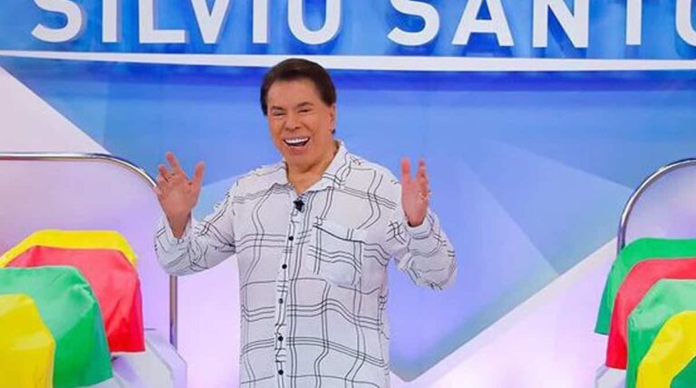 Foto do apresentador Silvio Santos