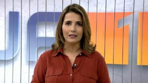 Imagem com foto de Lilian Lynch, apresentadora da TV Anhanguera, afiliada da Globo