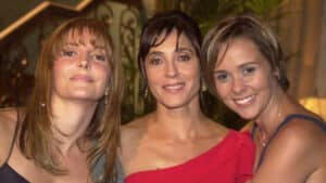 Imagem com foto das atrizes Maria Padilha, Christiane Torloni e Giulia Gam, de Mulheres Apaixonadas