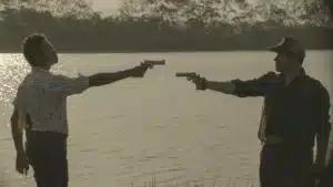 Zaquieu tenta defender Alcides mas acaba levando um tiro de Tenório em Pantanal