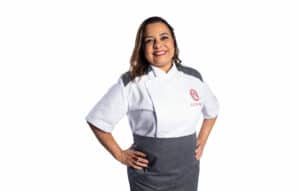 Imagem com foto da participante Cláudia