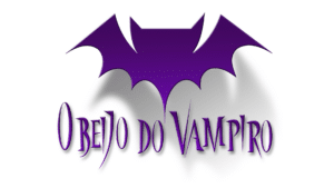 Imagem com logo da novela O Beijo do Vampiro