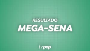 Imagem com logotipo da loteria Mega-Sena, da Caixa